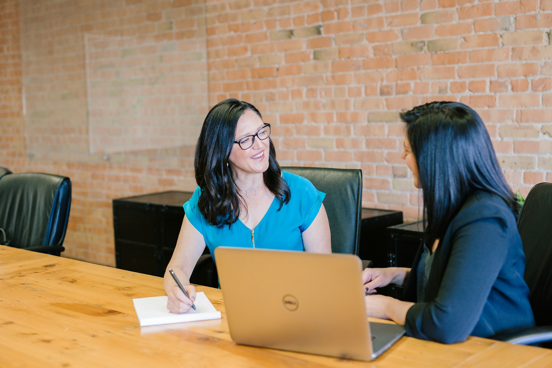 People reviewing financial documents together