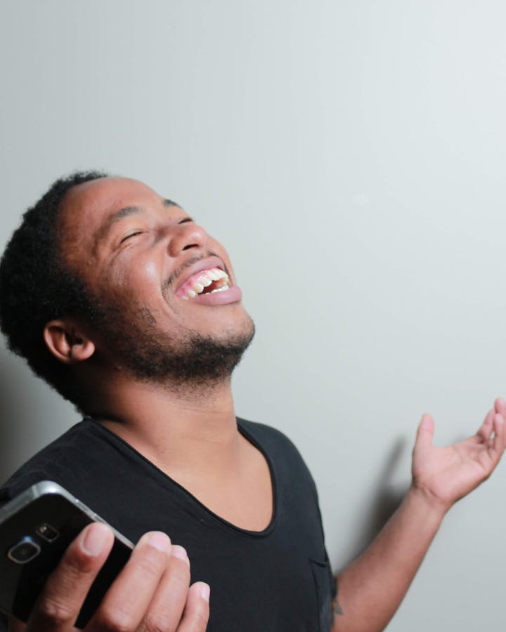 Person looking relieved after getting approved for an emergency loan